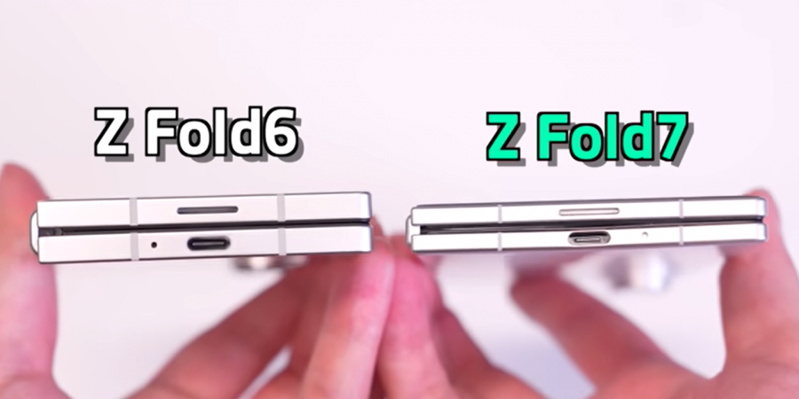 تسريب جديد يكشف مدى نحافة هاتف Galaxy Z Fold 7